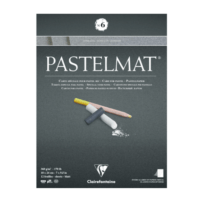 Clairefontaine Pastelmat blok Antraciet 18x24 cm
