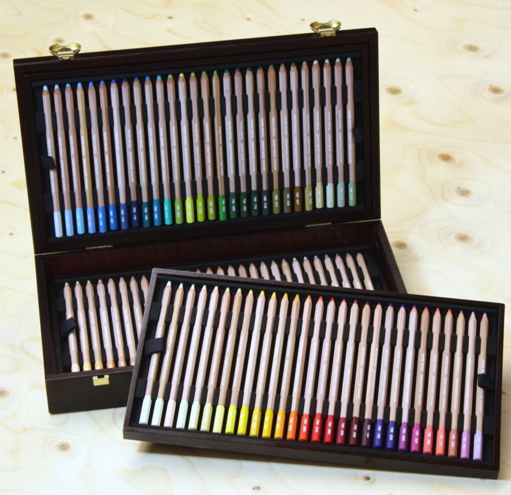caran d'ache pastel set 84