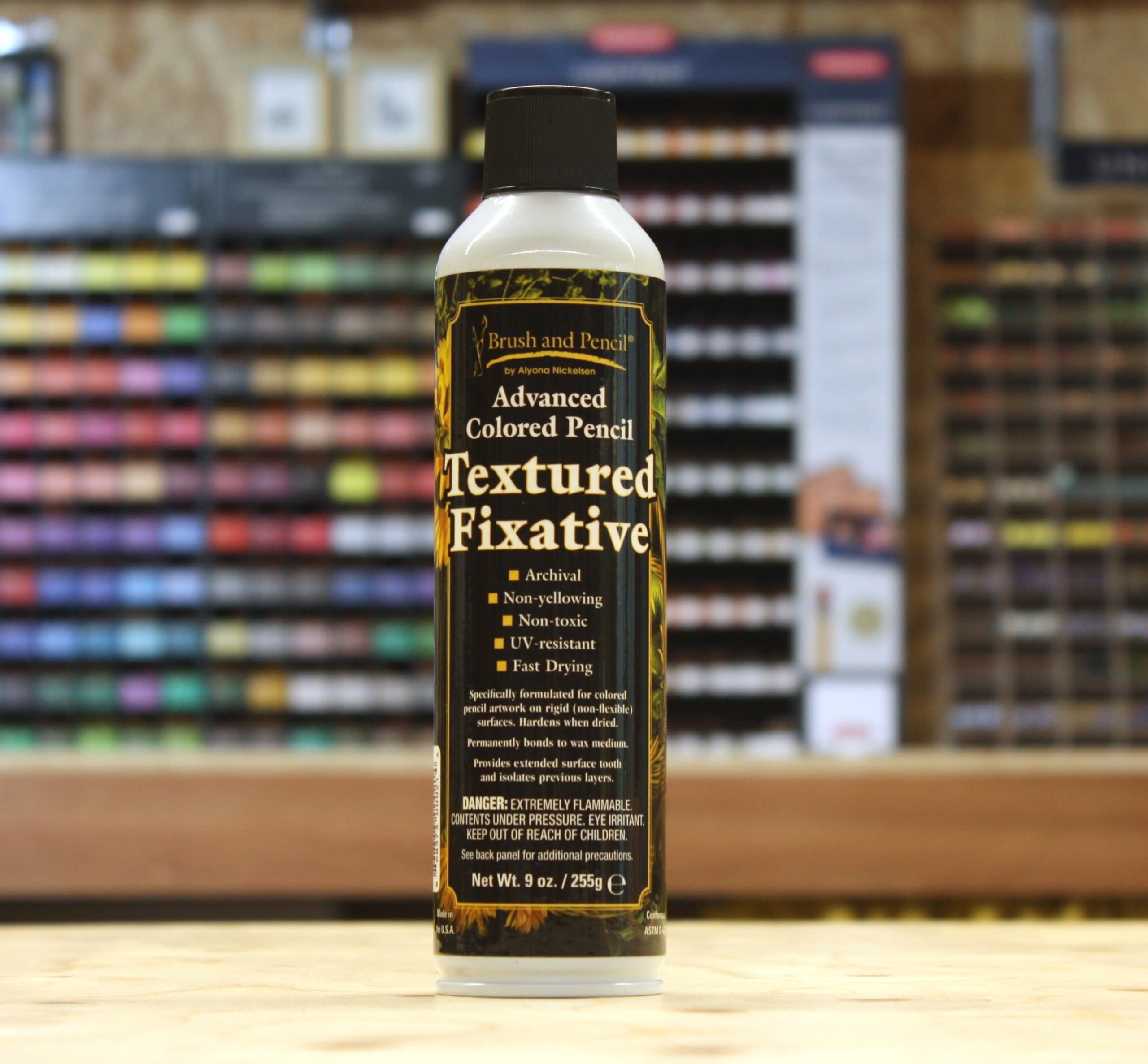 Brush And Pencil Advanced Colored Pencil Textured Fixative Realisme