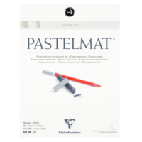 Clairefontaine pastelmat blok Wit 18x24 cm